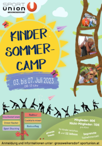 Sommercamp 2023 Flyer